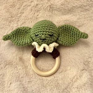 Baby Yoda Teething Rattle